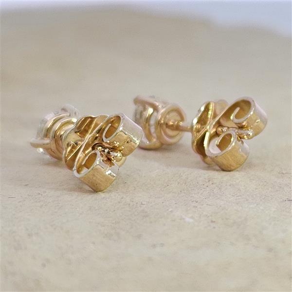 Brillant Diamant Ohrstecker Paar 750/- Gelbgold 18 Karat Gold 0,70 Karat G/VS