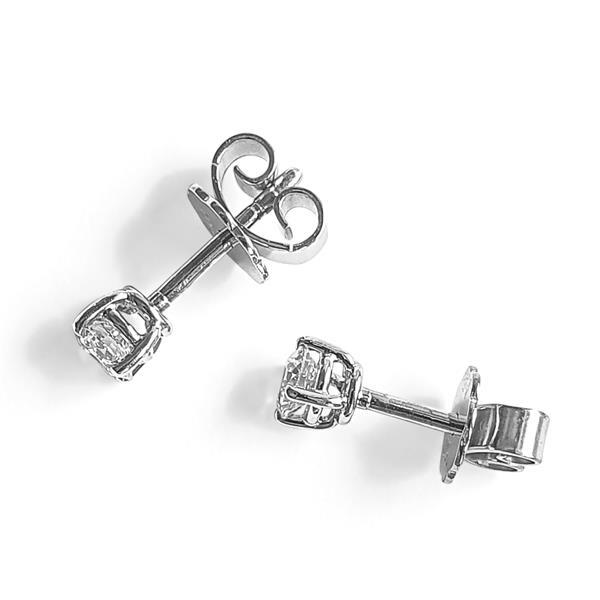 Brillant Diamant Ohrstecker Paar 750/- Weißgold 18 Karat Gold 0,60 Karat G/VS