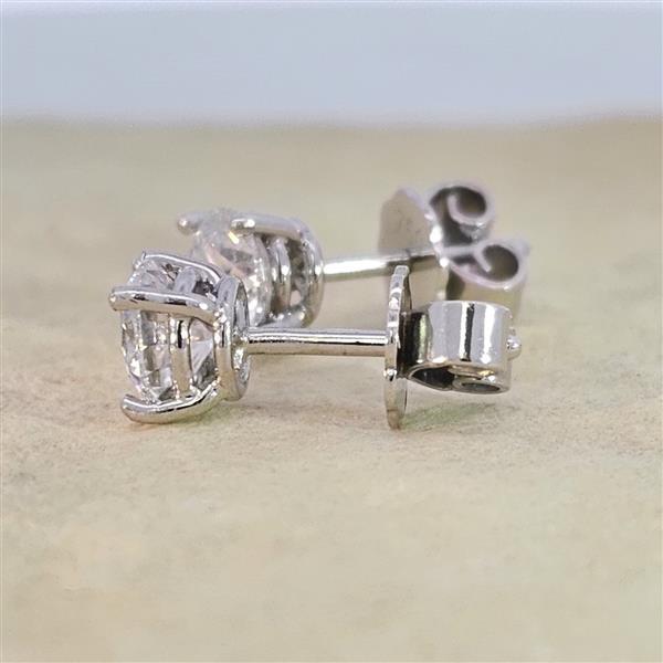 Brillant Diamant Ohrstecker 750/- Weißgold 18 Karat Gold 1,43 Karat G/VS