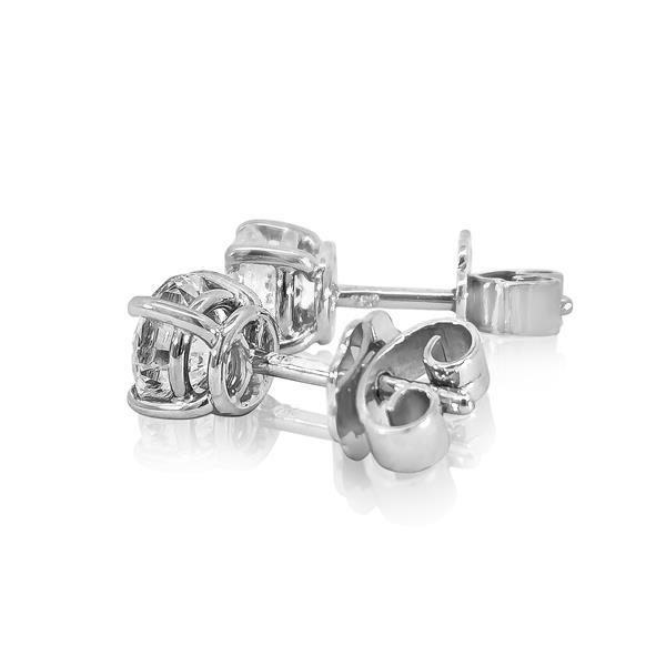 Brillant Diamant Ohrstecker 750/- Weißgold 18 Karat Gold 1,43 Karat G/VS