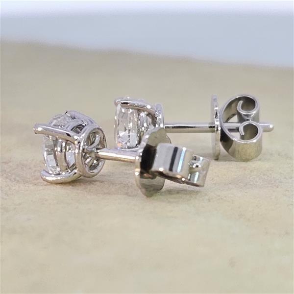 Brillant Diamant Ohrstecker 750/- Weißgold 18 Karat Gold 1,43 Karat G/VS