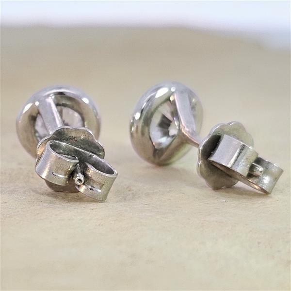 Brillant Diamant Ohrstecker 750/- Weißgold 18 Karat Gold 1,02 Karat G/VS