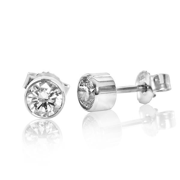 Brillant Diamant Ohrstecker 750/- Weißgold 18 Karat Gold 1,02 Karat G/VS