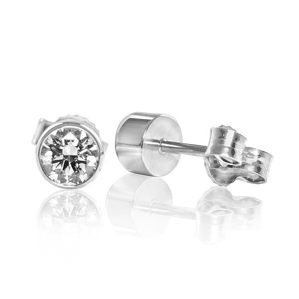 Brillant Diamant Ohrstecker 750/- Weißgold 18 Karat Gold 1,02 Karat G/VS